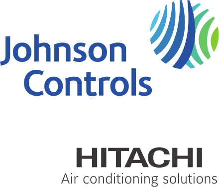 The logo of Johnson Controls - Hitachi Air Conditioning Company