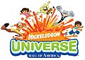 "Nickelodeon Universe" logo used beginning on March 15, 2008.