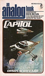 <i>Capitol</i> (short story collection) 1979 book by Orson Scott Card