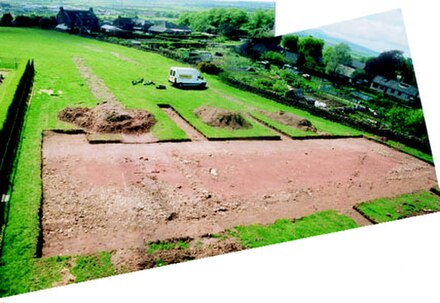 General view of Roman road looking south