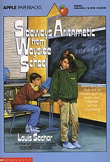 <i>Sideways Arithmetic from Wayside School</i> 1989 book by Louis Sachar