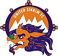 United Sikkim's first logo from 2011 to 2012.