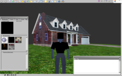 In later releases, the Atmosphere Player ran as a plugin within Internet Explorer. Atmo Player house.png