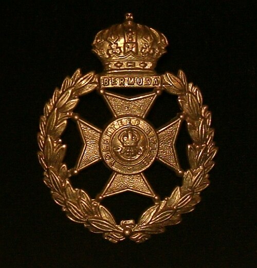 Bermuda Volunteer Rifle Corps cap badge