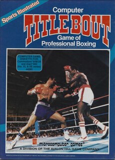 <i>Computer Title Bout</i> 1983 boxing video game