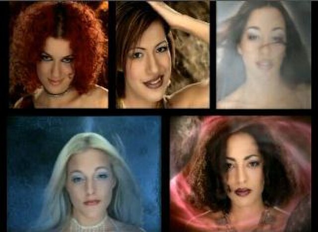 In the video, each of the five girls represents a different element.