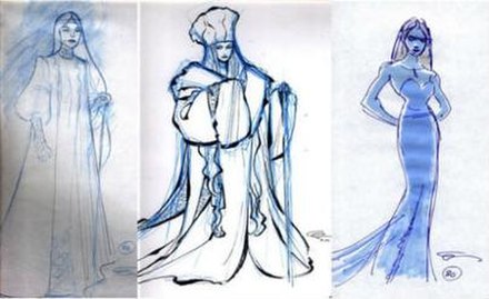 Concept art from Disney's shelved hand-drawn film adaptation of The Snow Queen