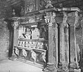 The Glencairn Aisle in Saint Maurs-Glencairn kirk & the memorial to James, 7th Earl of Glencairn who died in 1597.