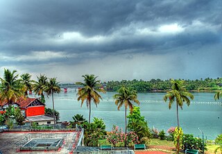 Kallara town in Kerala, India