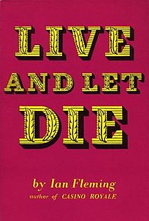 <i>Live and Let Die</i> (novel) Second James Bond novel by Ian Fleming