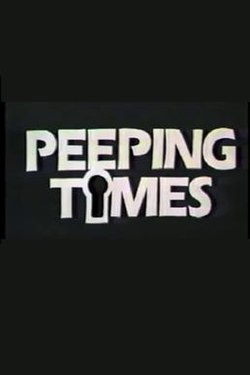 Қара фонға ақ бас әріптермен «PEEPING TIMES» деген сөздер «I» екінші әрпінің орнына кілт саңылауының контурымен жазылған.