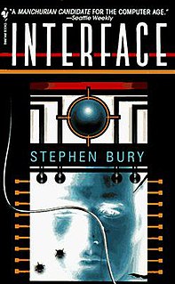 <i>Interface</i> (novel) 1994 novel by Neal Stephenson and J. Frederick George