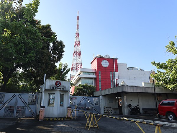 The old headquarters of TV5 in Novaliches in 2022