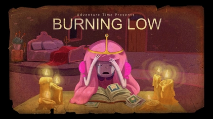 File:Adventure Time Burning Low Titile Card.webp