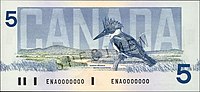 Birds of Canada $5 banknote, reverse.jpg