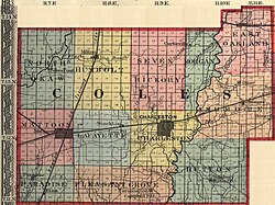 Coles County, Illinois, 1875. Colesco.jpg