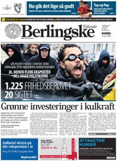 <i>Berlingske</i> Danish newspaper founded in 1749