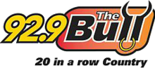 KMXN 92.9 Bull logo.png