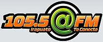 Logo used when XHBO carried Radiorama's @FM (Arroba FM) pop format XHBO @FM105.5 logo.jpg