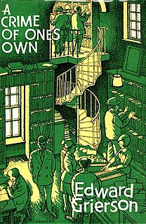 <i>A Crime of Ones Own</i> 1967 novel