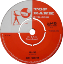 Apache by Bert Weedon UK single side-A.png