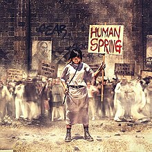 Cover art of Buchanan's debut album, Human Spring.