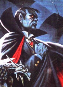 Strahd von Zarovich from the cover of I, Strahd: Memoirs of a Vampire