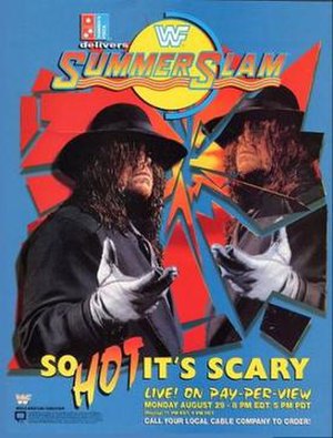 Promotional poster featuring The Undertaker