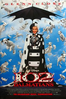 <i>102 Dalmatians</i> 2000 film produced by Walt Disney Pictures