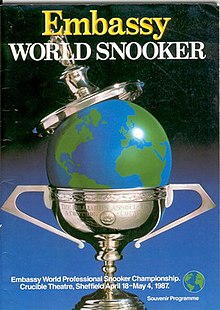 Oficjalny plakat Mistrzostw Świata Snookera 1987.jpg
