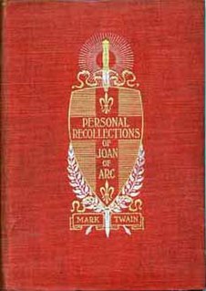 <i>Personal Recollections of Joan of Arc</i> novel by Mark Twain