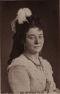 <span class="mw-page-title-main">Mrs Howard Paul</span> British actress, singer and manager