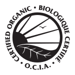 Bilingual organic certification seal. OCIA - Certified Organic Seal.svg