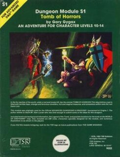 <i>Tomb of Horrors</i> book by Gary Gygax