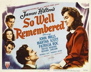 <i>So Well Remembered</i> 1947 British film