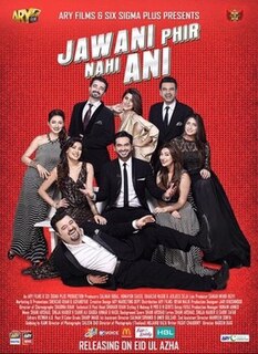 <i>Jawani Phir Nahi Ani</i> 2015 film by Nadeem Baig