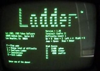 <i>Ladder</i> (video game) 1982 video game