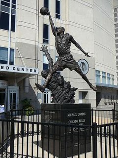 Michael Jordan statue sculpture by Julie Rotblatt-Amrany