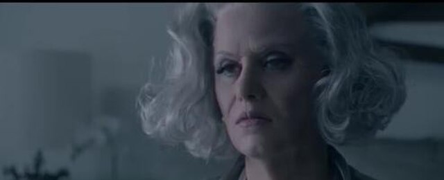 An aged Katy Perry in the music video for "The One That Got Away"
