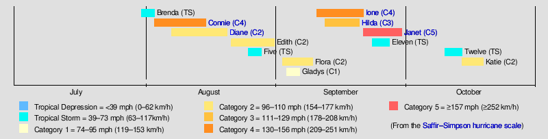 1955 Atlantic Hurricane Season Wikipedia