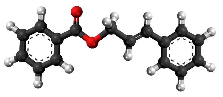 Dosiero:Cinnamyl benzoate 3D.png