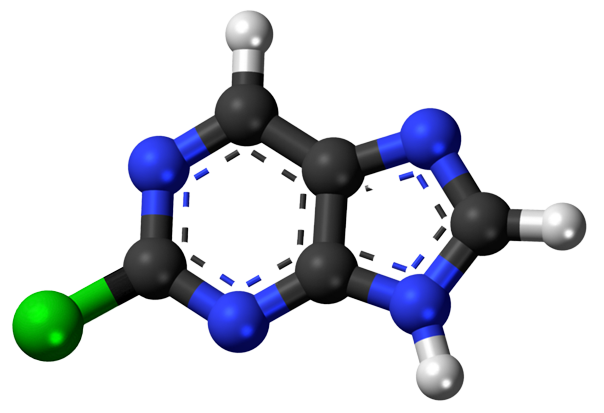 Dosiero:2-Chloro-purine 3D.png