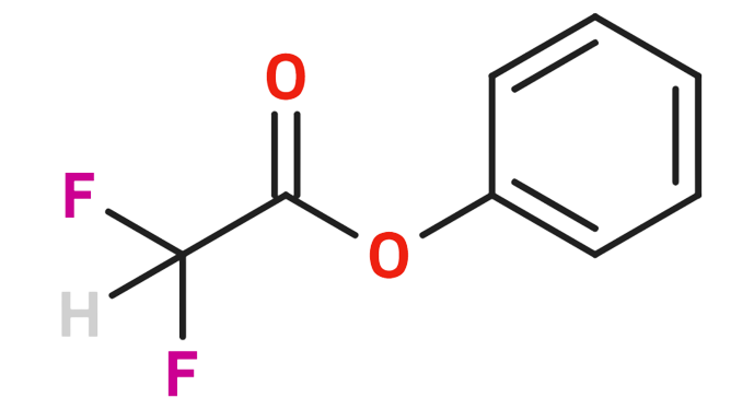 Dosiero:Phenyl difluoroacetate 2D.png