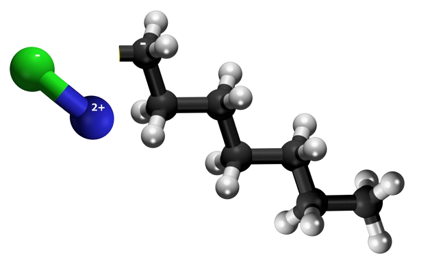 Dosiero:Heptylmagnesium chloride 3D.png