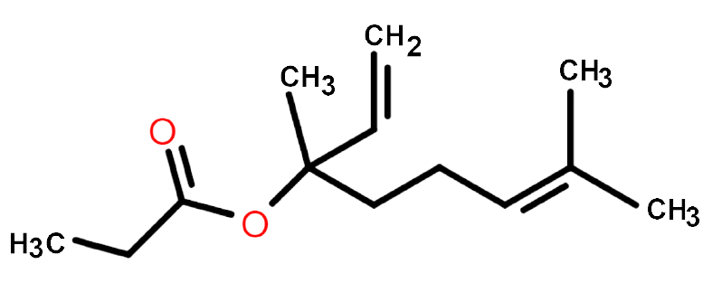 Dosiero:Linalyl propionate2D.png