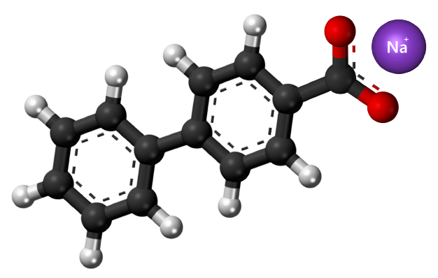 Dosiero:Sodium 4-phenylbenzoate 3D.png