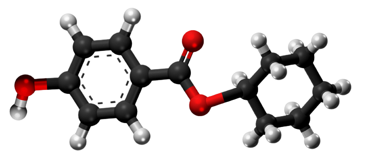 Dosiero:Cyclohexyl 4-hydroxybenzoate 3D.png