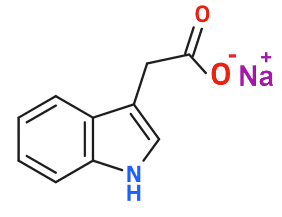 Dosiero:Sodium indole-3-acetate 2D.png