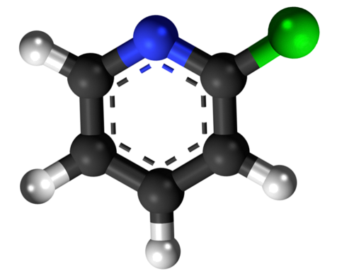 Dosiero:2-Chloropyridine 3D.png