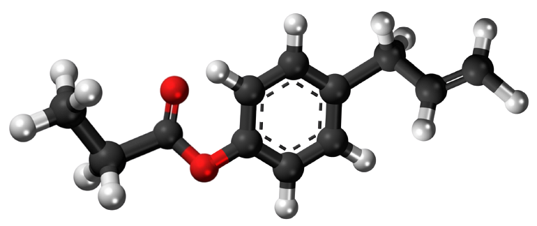 Dosiero:Chavicol propionate 3D.png